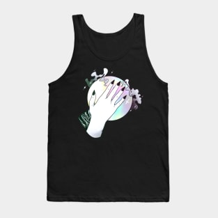 Holographic Crystal Ball - Witch Hands Tank Top